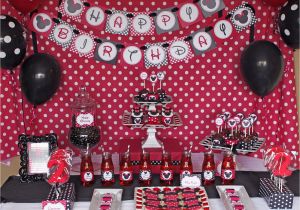 Red Minnie Mouse Birthday Party Decorations Diy Minnie Mouse Red Deluxe Printable Birthday Party
