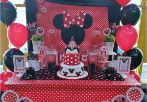 Red Minnie Mouse Birthday Party Decorations Minnie Mouse Birthday Party Ideas Photo 9 Of 17 Catch