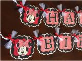 Red Minnie Mouse Birthday Party Decorations Minnie Mouse Party Decorations Red Black White Minnie Mouse