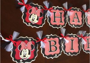 Red Minnie Mouse Birthday Party Decorations Minnie Mouse Party Decorations Red Black White Minnie Mouse
