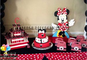 Red Minnie Mouse Birthday Party Decorations Party Decorations Miami Balloon Sculptures