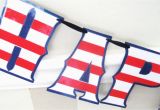 Red White and Blue Happy Birthday Banner Happy Birthday Banner Red White and Blue Flag Stripes