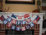 Red White and Blue Happy Birthday Banner Unavailable Listing On Etsy