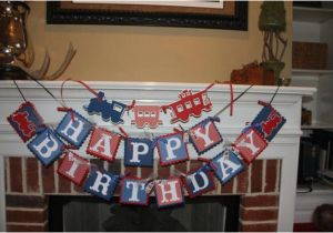 Red White and Blue Happy Birthday Banner Unavailable Listing On Etsy