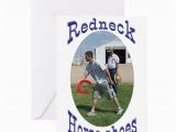 Redneck Birthday Cards Redneck Horseshoe Pitching Greeting Cards Package by