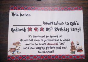 Redneck Birthday Invitations Customizable Redneck Invitations for Any Occasion