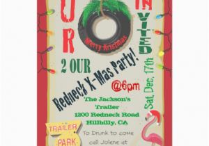 Redneck Birthday Invitations Redneck Christmas Party Invitations Zazzle