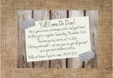 Redneck Birthday Invitations Redneck Party Invitation Personalized and Printable 5×7