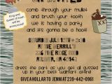 Redneck Birthday Invitations Redneck Party Invite Personalized and Printable 5×7