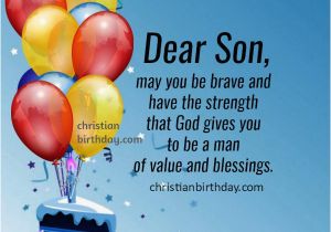 Religious Birthday Cards for son Happy Birthday Wishes to My son Quotes and Image