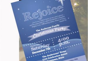 Religious Birthday Invitations Items Similar to Christian Christmas Party Invitation On Etsy