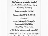 Reminder Birthday Invitation Just A Reminder Humpty Dumpty Birthday Party 4 25×5 5