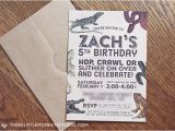 Reptile Birthday Invitations Printable Free A Reptiles Amphibians Birthday Party Three Little