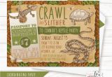 Reptile Birthday Invitations Printable Free Reptile Birthday Invitation Reptile Party Invitation Boys