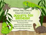 Reptile Birthday Invitations Printable Free Reptile themed Birthday Party Invitation Printable