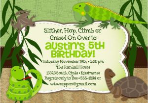 Reptile Birthday Invitations Printable Free Reptile themed Birthday Party Invitation Printable