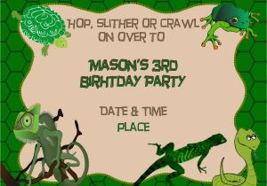 Reptile Birthday Invitations Printable Free Snake Birthday Invitations Best Party Ideas