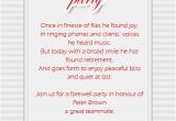 Retirement and Birthday Party Invitation Wording Retirement Party Invitation Wording Ideas and Samples