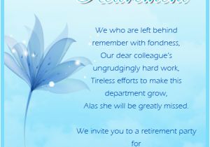 Retirement and Birthday Party Invitation Wording Retirement Party Invitation Wording Ideas and Samples