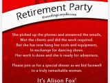 Retirement and Birthday Party Invitation Wording Retirement Party Invitation Wording Ideas and Samples