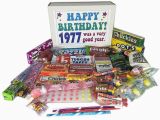 Retro Birthday Gifts for Him 1977 40th Birthday Gift Basket Box Retro Nostalgic Candy