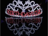 Rhinestone Birthday Girl Tiara Birthday Girl Red Rhinestone Comb Tiara Princess Party