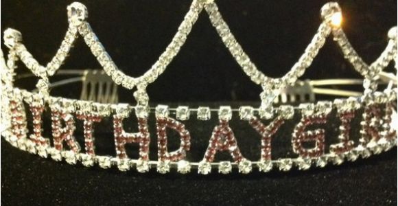 Rhinestone Birthday Girl Tiara Rhinestone Birthday Girl Princess Tiara by