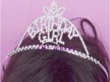 Rhinestone Birthday Girl Tiara Rhinestone Happy Birthday Girl Tiara Bridal Wedding Prom