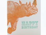 Rhino Birthday Card Rhino Birthday Card Sent Well