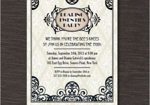 Roaring 20s Birthday Invitations 8 Curated Art Deco Design Ideas by Marcmaneditor Behance