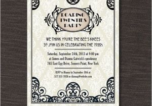 Roaring 20s Birthday Invitations 8 Curated Art Deco Design Ideas by Marcmaneditor Behance