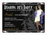 Roaring 20s Birthday Invitations Personalized Roaring 20s Invitations Custominvitations4u Com