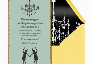 Roaring 20s Birthday Invitations Roaring 39 20s theme Party Guide Evite