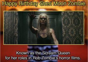 Rob Zombie Birthday Card Sheri Moon Zombie 39 S Birthday Celebration Happybday to