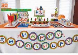 Robot Birthday Decorations 30 Robot Birthday Parties You Will Love Spaceships and