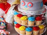 Robot Birthday Decorations Boy 39 S Birthday Party Ideas Robot Birthday Pear Tree Blog