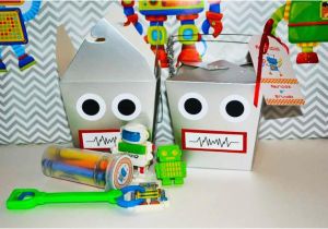 Robot Birthday Decorations Kara 39 S Party Ideas Robot Birthday Party Ideas Supplies