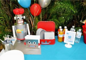 Robot Birthday Party Decorations Partylicious events Pr Birthdays Robot Party