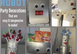 Robot Birthday Party Decorations Robot Party Decoration Ideas Paging Fun Mums