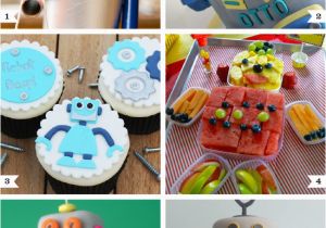 Robot Birthday Party Decorations Robot Party Food Ideas Chickabug