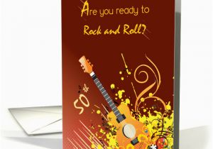 Rock and Roll Birthday Cards Free 50th Birthday Invitation Rock Roll Card 1291590