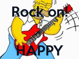 Rock and Roll Birthday Cards Free Rock On Happy Birthday Poster Rute Keep Calm O Matic