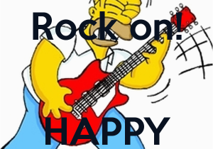 Rock and Roll Birthday Cards Free Rock On Happy Birthday Poster Rute Keep Calm O Matic