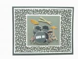 Rock and Roll Birthday Cards Rock 39 N Roll Birthday Card Handmade Paper Greeting Card