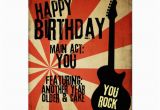 Rock and Roll Birthday Cards Rock and Roll Grunge Birthday Card Zazzle Ca