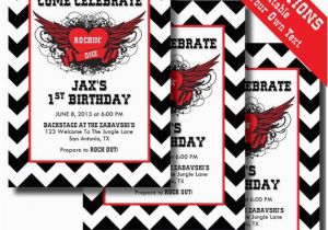 Rock and Roll Birthday Invitations Rock N Roll 1st Birthday Printable Invitations and Party