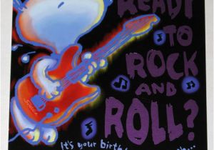 Rock N Roll Birthday Cards Peanuts Birthday Cards Collectpeanuts Com