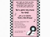 Rock N Roll Birthday Invitations Rock Roll 50 39 S Birthday Invitation Zazzle