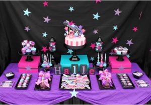 Rock Star Birthday Party Decorations Kara 39 S Party Ideas Girly Rock Star Dance Pink Birthday