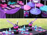 Rock Star Birthday Party Decorations Party Ideas for Girls the Crafting Chicks